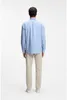 Elegantes Herrenhemd Blau: Langarm, Regular Fit, Produktbild-Vorschau 12