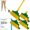 Novaliv Krallenbesen Set 30 cm Holz mit Teleskopstiel Produktbild-Vorschau 1