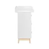 Fasciatoio Mobili Rebecca Betula 100x80x42 MDF Pino Bianco Anteprima dell’immagine prodotto 9