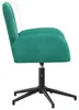 Chaise de bureau vidaXL, turquoise, velours, 54 x 55 x 90 Voir les images du produit 4