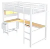 Gaming-Hochbett 90x200, Schreibtisch, Tastaturablage, Produktbild-Vorschau 18