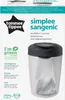 The image shows the packaging of a Tommee Tippee Simplee Sangenic diaper pail. Voir les images du produit