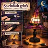 Gothic-Nachtlicht in Hexenhutform, Halloween-Tischlampe aus Produktbild-Vorschau 7