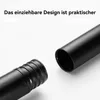 Close-up of two black telescopic rods, one with threaded end, about to be joined. Produktbild-Vorschau