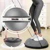 A collage of images showing a balance trainer with expanders, demonstrating its use for fitness. Náhled obrázku produktu