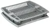 plast team Geschirrablaufkorb mit Tablett silber Produktbild-Vorschau 1