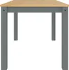 vidaXL Esstisch PANAMA Grau 160x80x75 cm Massivholz Kiefer Produktbild-Vorschau 5
