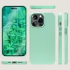 Multiple views of a turquoise iPhone 14 Pro case, including front, back, side, and bottom. Produktbild-Vorschau