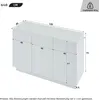 MODFU Esszimmerschrank（120*40*75CM）Küchenschränke  Produktbild-Vorschau 8