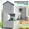 Outsunny Gartenschrank Holz extra hohe Geräteschuppen mit Produktbild-Vorschau 9