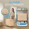 ELONEO Klappmatratze, Gästematratze, 3-teilige Produktbild-Vorschau 4