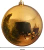 Bruchfeste Outdoor L Weihnachtskugel Goldfarben Ø 14 cm aus Produktbild-Vorschau 3