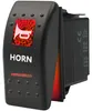 Bouton ou interrupteur encastrable pour klaxon 12 V–24 V, Voir les images du produit 1