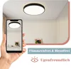 ZMH LED stropné svietidlo čierne stropné svietidlo - 12W Náhľad obrázku produktu 2