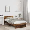 vidaXL Bettrahmen mit Kopfteil Altholz 90 x 200 cm Produktbild-Vorschau 3