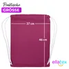 EllaTex Turnbeutel 37x46 cm – Gym Sack aus 100% Baumwolle Produktbild-Vorschau 7