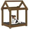 The Living Store Hundebett Honigbraun 61x50x70 cm Produktbild-Vorschau 4