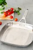 BRA Signature | Grillpfanne mit Rillen 28 cm, Edelstahl Produktbild-Vorschau 7
