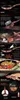 A collage of images showcasing a copper-colored frying pan with various food items and close-ups of its features. Voir les images du produit
