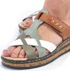 Rieker Damen Plateau Pantoletten Clogs Keilabsatz 62989, Produktbild-Vorschau 45