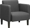 vidaXL Sessel mit Armlehnen Dunkelgrau 54 cm Cordstoff Produktbild-Vorschau 1