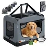 Faltbare Hundebox XL 80x58x56cm, Robuste Transportbox Auto Produktbild-Vorschau 1