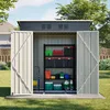 Geräteschuppen Gerätehaus Metall Gartenhaus Lagerschuppen Produktbild-Vorschau 19