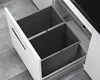Système Hailo Allegro, poubelle encastrable 2 x 28 litres Voir les images du produit 4