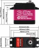 DS3230 PRO 7,4V 30KG servomotore digitale con camma 25T per Anteprima dell’immagine prodotto 2
