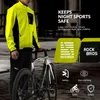 ROCKBROS Giacca da ciclismo invernale Uomo Giacca antivento Anteprima dell’immagine prodotto 3