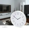 Nedis, Reloj de pared de 30 cm, mecanismo silencioso, marco Vista previa de la imagen del producto 3