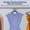 SereneLife Černá sametová ramínka na oblečení 50 kusů s Náhled obrázku produktu 7