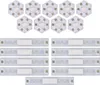 GoSmart LED-Leuchte Lines weiß, 9 Teile, 34 W, RGBIC dimmbar, WiFi Produktbild-Vorschau