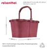 reisenthel carrybag Einkaufskorb twist maroon BK3104 Produktbild-Vorschau 3