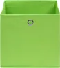 vidaXL Úložné boxy 10 ks. Zelené 32x32x32 cm Látkové Náhled obrázku produktu 2