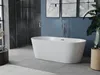 Mexen Luna freistehende Badewanne 140 x 75 cm, weiß, Produktbild-Vorschau 2