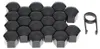 Tappi a vite 19 mm, neri, 20 pz. Anteprima dell’immagine prodotto 3