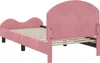 vidaXL Kinderbedframe met hoofdeinde, roze, 80 x 160 cm, Productafbeelding-voorbeeld 7