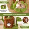 COSTWAY Arbre à chat, arbre à chat avec niche pour chats, Voir les images du produit 5