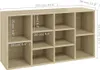 vidaXL Lavice na boty Sonoma dub 103x30x55 cm Materiál na Náhled obrázku produktu 7
