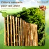 Floranica clôture en noisetier châtaignier 5 m x 60 cm de Voir les images du produit 9