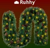 Ruhhy 22325 Weihnachtsgirlande mit LED-Beleuchtung, HQ, 2,7 Produktbild-Vorschau 11
