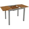 DEGAMO Gartentisch Ausziehtisch VAIL 80/120x70cm, Alu Produktbild-Vorschau 5