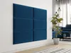 Čalouněný panel na zeď 84x42 PAG - modrý Náhled obrázku produktu 1