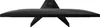 Top-down view of a black computer monitor stand. Voir les images du produit