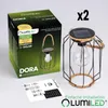 LUMILED 2 ks solárna lampa na vonkajšie použitie – závesná Náhľad obrázku produktu 9