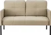 A front view of a beige sofa. Podgląd zdjęcia produktu