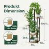 Bamworld Blumenständer, Pflanzenständer, Pflanzenregal aus Produktbild-Vorschau 6