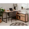 finori Denver 37A Eckschreibtisch, Nachbildung Artisan Oak Produktbild-Vorschau 2