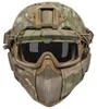 OneTigris Airsoft Helm, Mich 2000 Paintball Helm mit Maske Produktbild-Vorschau 1